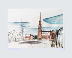 Sketchbook on Paper - Carlisle Circus Unframed