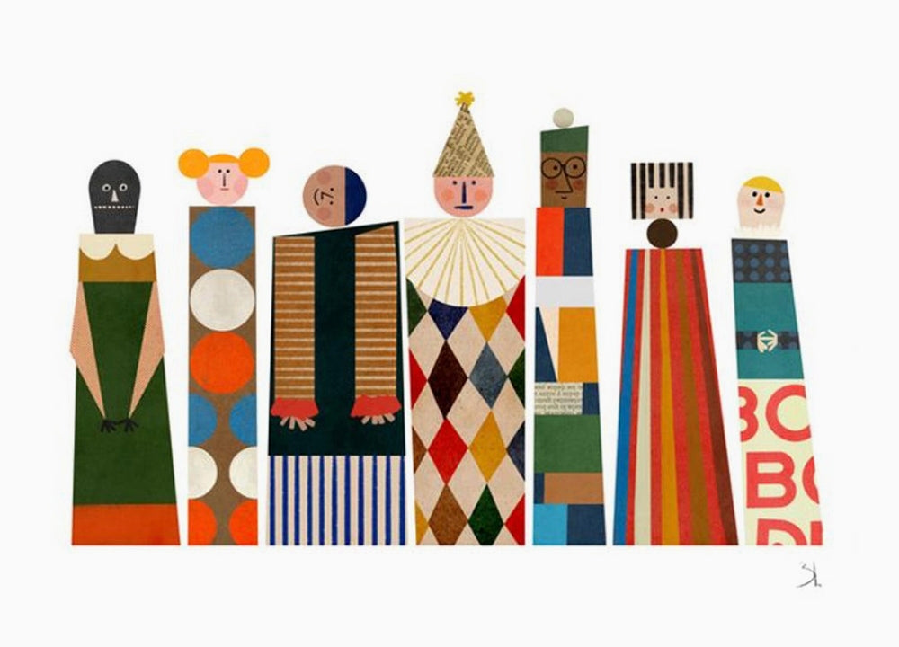 Carnival-36 x 51.5-Unframed