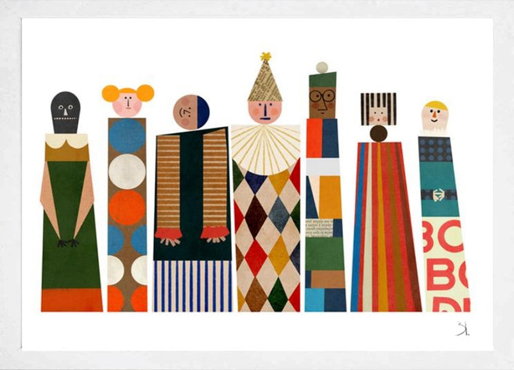 Carnival-36 x 51.5-White Box Frame