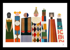 Carnival-36 x 51.5-Black Box Frame