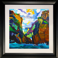 Print - Carrick-a-Rede Chunky Black Frame Click & Collect