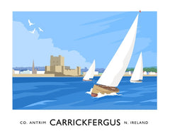 Co Antrim - Carrickfergus Yachts Unframed 70x50