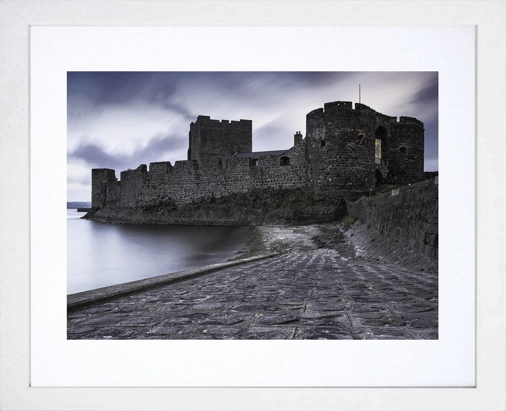 Co Antrim - Carrickfergus Castle Frame White