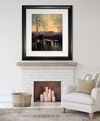 Print - Cars And Cranes