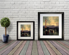 Print - Cars And Cranes