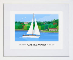 Co Down - Castleward Frame White 40x30 With Mount