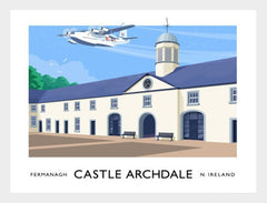 Co Fermanagh - Castle Archdale-40 x 30-White Frame (No Mount)