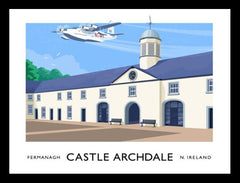 Co Fermanagh - Castle Archdale-40 x 30-Black Frame (No Mount)