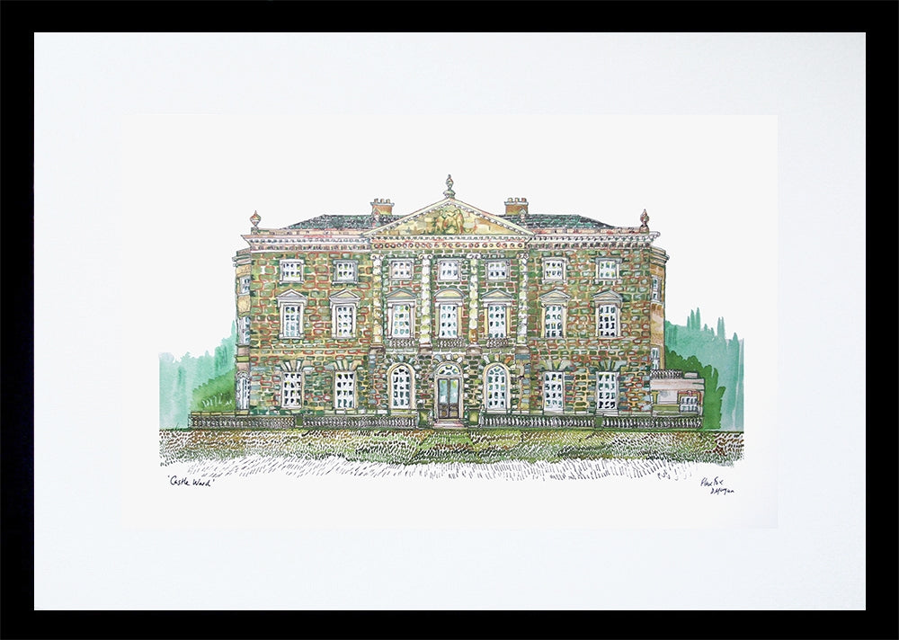 Co Down - Castleward Black Frame