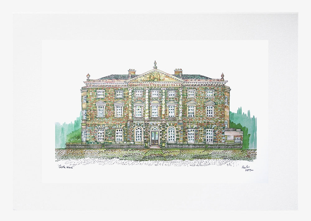 Co Down - Castleward White Frame