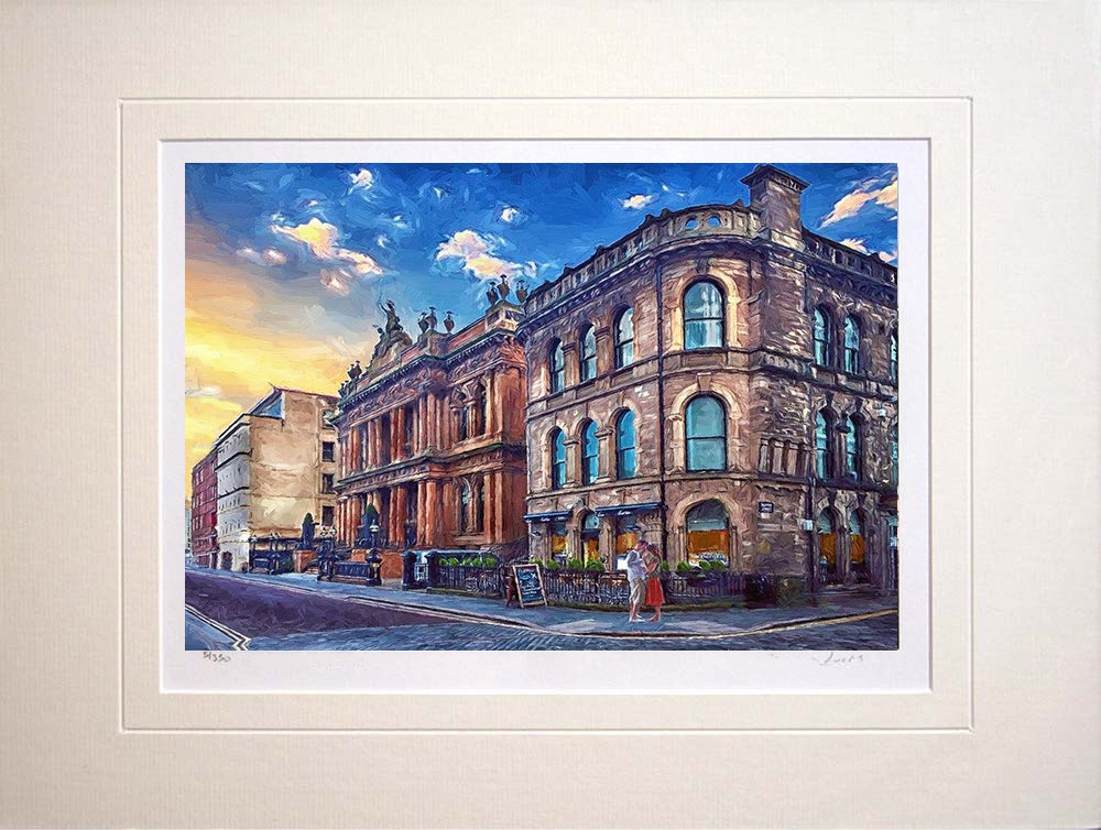 Belfast - Cathedral Quarter Belfast Unframed 40X30