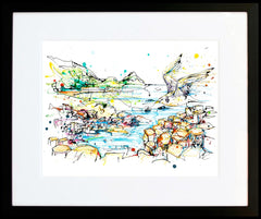 Print Ltd Edition Landscapes - Causeway Coast Frame Black