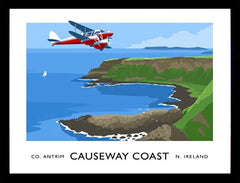 Co Antrim - Causeway Coast-70 x 50-Black Box Frame (No Mount)