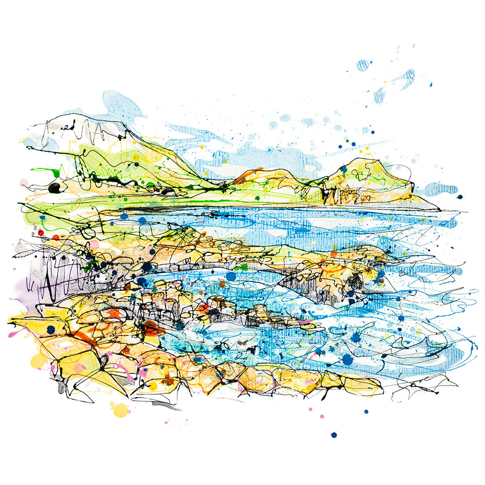 Print Open Edition Landscape - Causeway Rocks