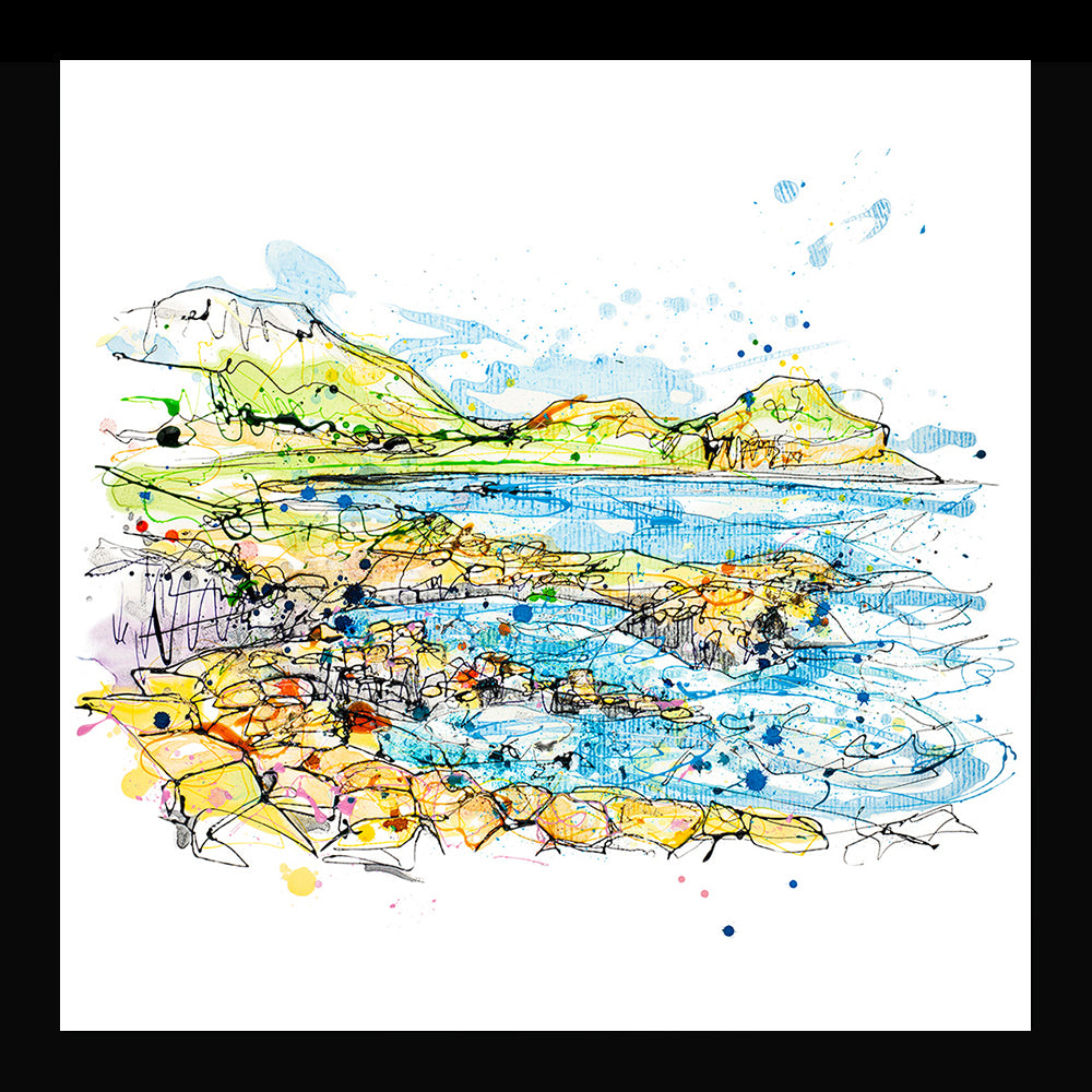 Print Open Edition Landscape - Causeway Rocks