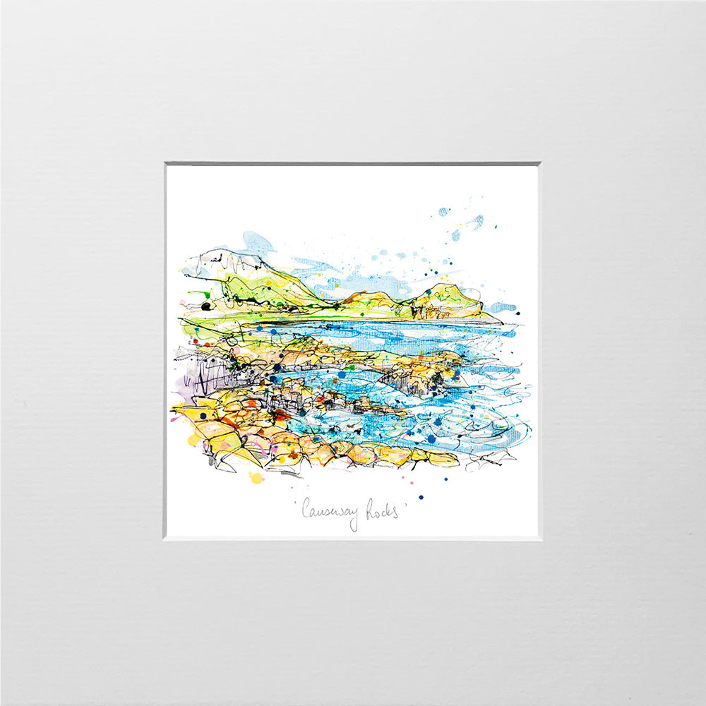 Print Open Edition Landscape - Causeway Rocks
