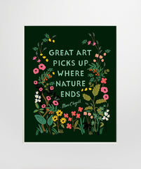 Chagall Quote Unframed