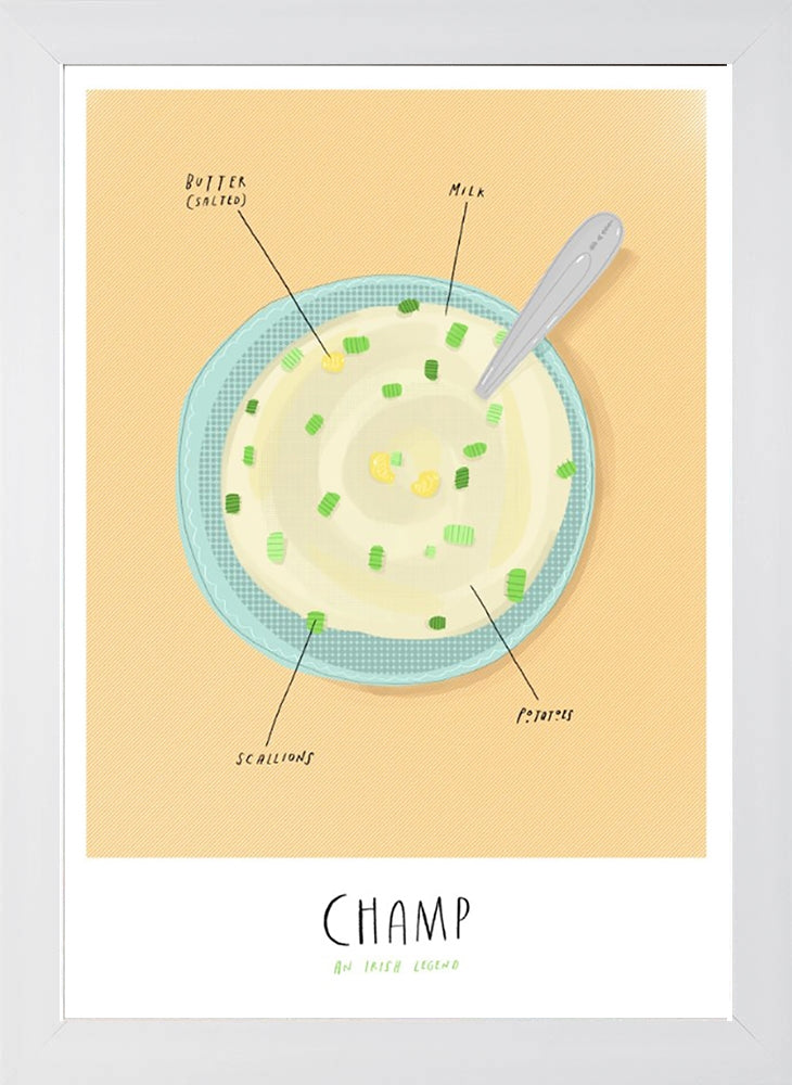 Norn Iron - Champ - Flat White Frame