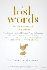 The Lost Words - Charm On, Goldfinch Premium Edition