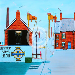 Print - Child's Play-40 x 40-Black Box Frame