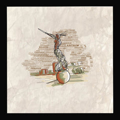 Beacon Of Hope Sculpture, Belfast Black Frame