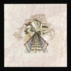 Carrick-a-rede Rope Bridge II, Antrim Coast Black Frame