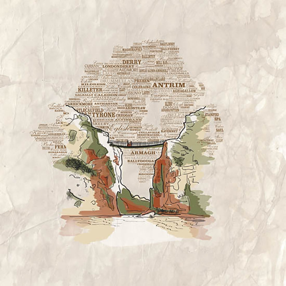 Carrick-a-rede Rope Bridge I, Antrim Coast Unframed