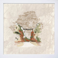 North Coast - Carrick-a-Rede Rope Bridge 2 White Frame