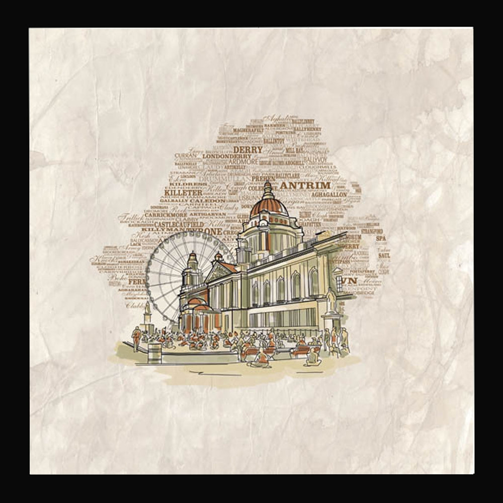 City Hall, Belfast Black Frame