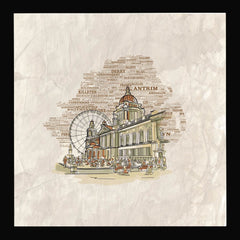 City Hall, Belfast Black Frame