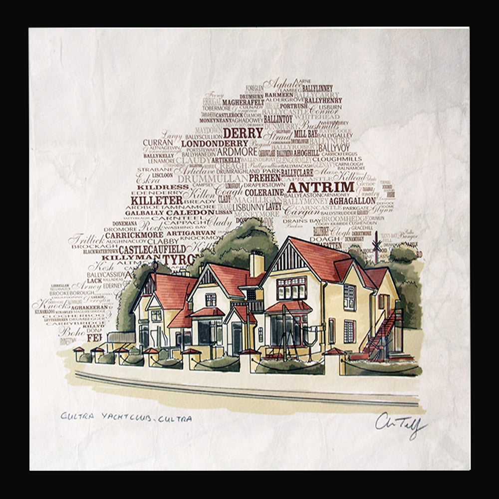 Cultra Yacht Club Black frame