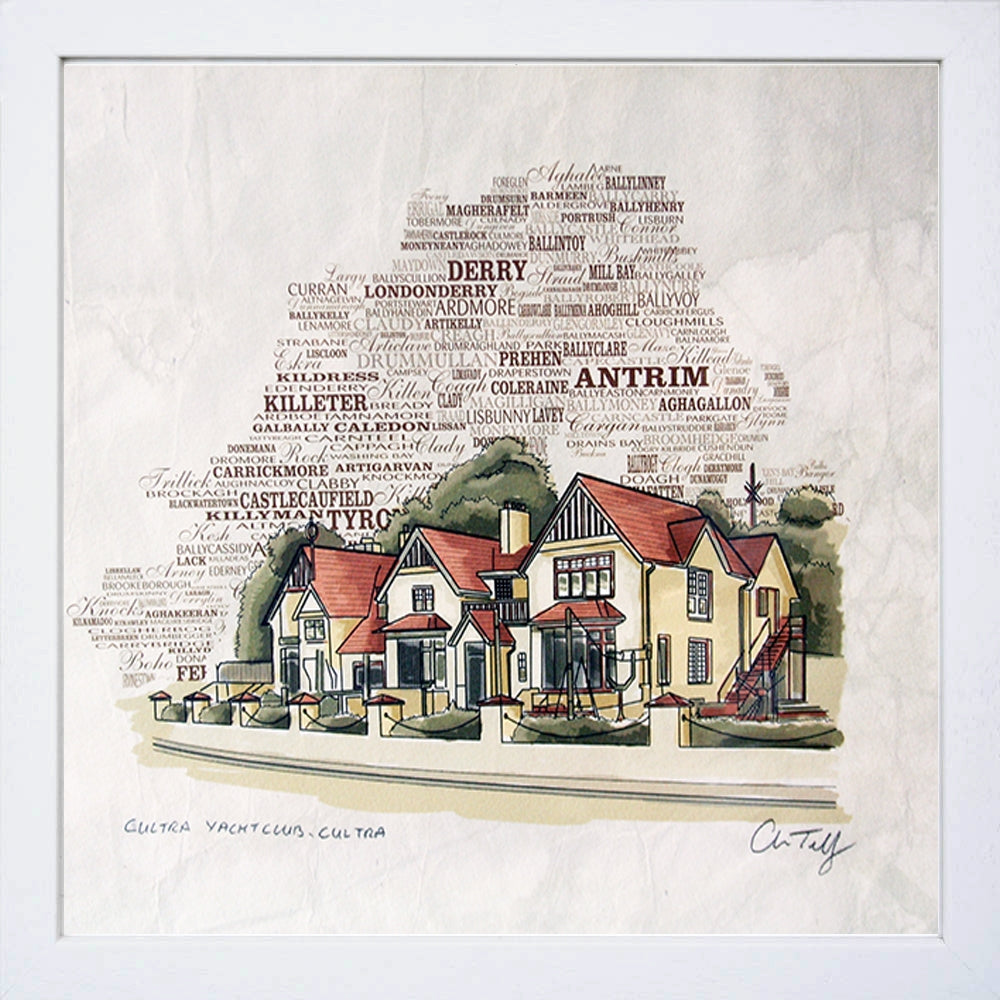 North Down - Cultra Yacht Club White Frame