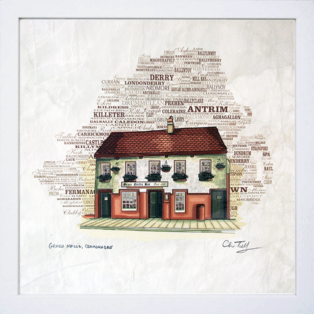 North Down - Grace Neill's Dongaghadee White Frame