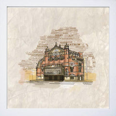 Belfast - Grand Opera House White Frame