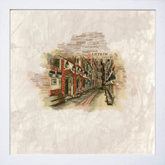 Belfast - Duke Of York White Frame