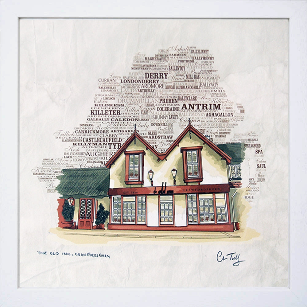 North Down - The Old Inn Crawfordsburn White Frame