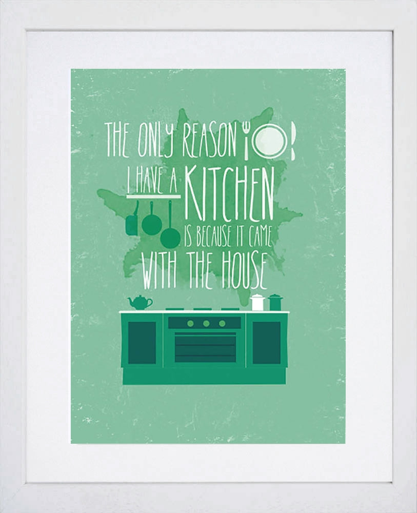 The Only Reason White Frame