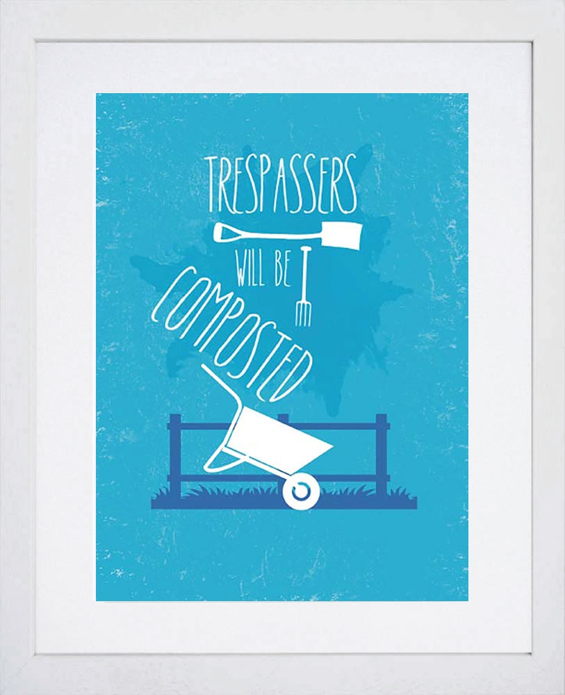 Trespassers White Frame