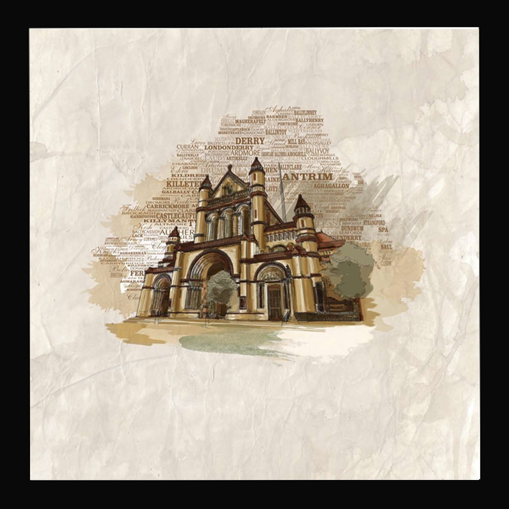 St Anne's Cathedral Belfast Black Frame