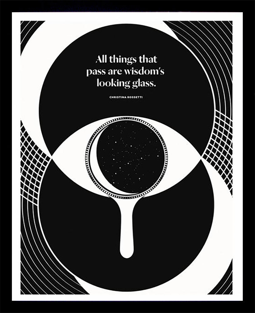 Christina Rossetti - All Things That Pass Framed