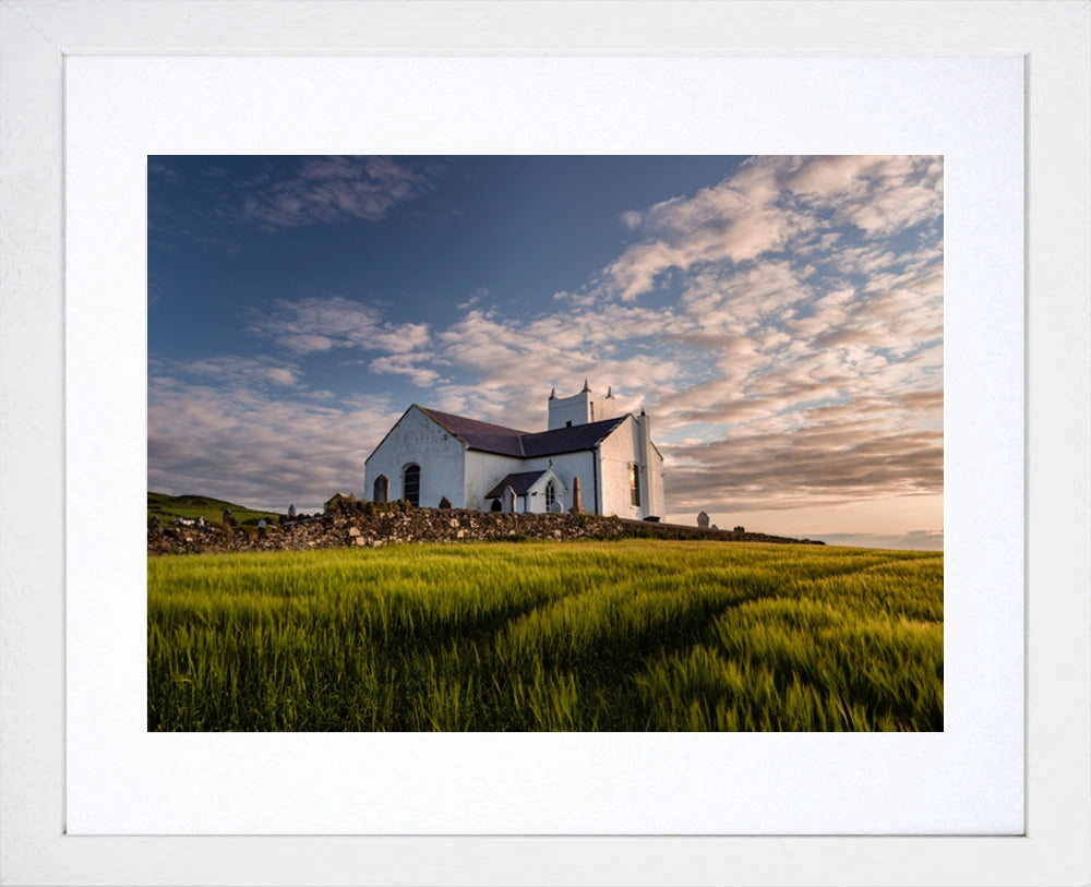 Co Antrim - Church at Ballintoy White Box Frame