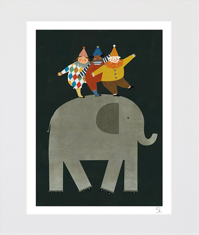 Circus-18.5 x 27-Unframed