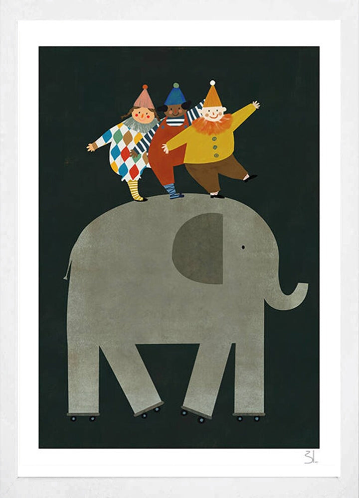 Circus-36 x 51.5-White Box Frame