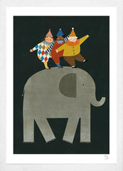 Circus-36 x 51.5-White Box Frame