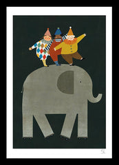 Circus-36 x 51.5-Black Box Frame