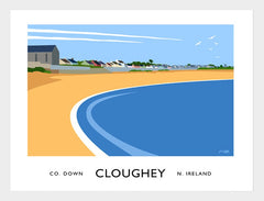 Co Down - Cloughey Frame White 70x50