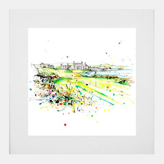Print Open Edition Golf - Clubhouse at Ardglass II-30 x 30-White Box Frame (With Mount)