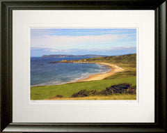 Co. Antrim - Whitepark Bay Towards Rathlin - Black Scoop Frame