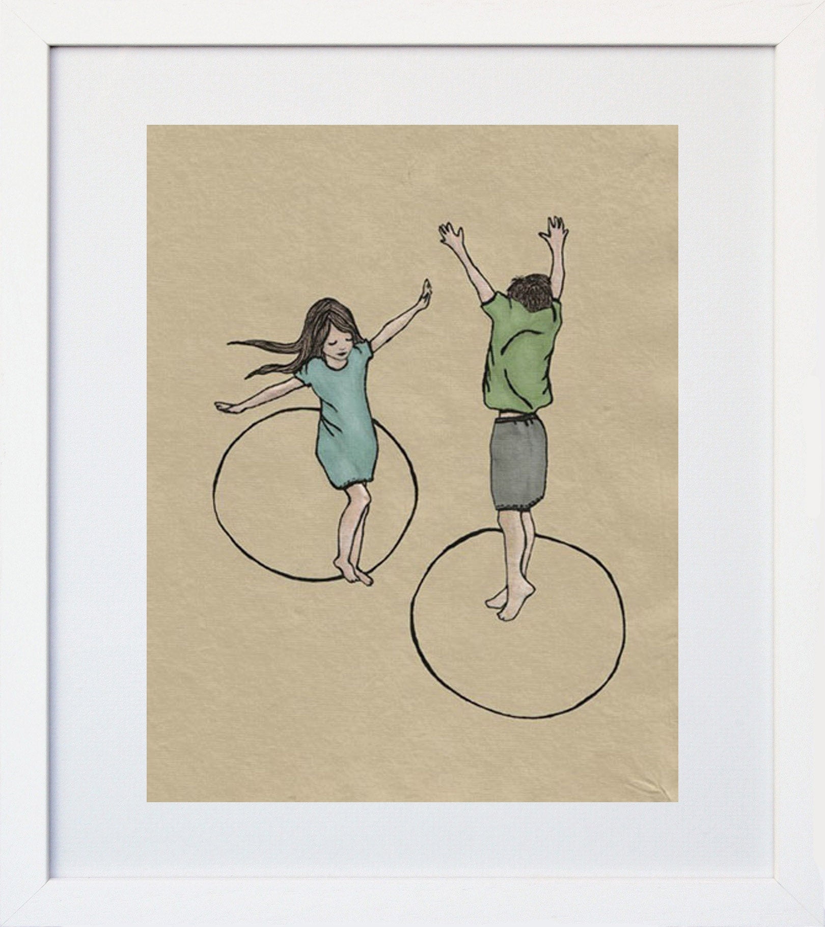 Coexistence White Frame