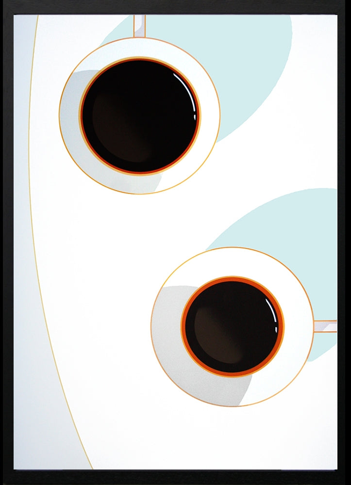 Coffee For Two Black Frame